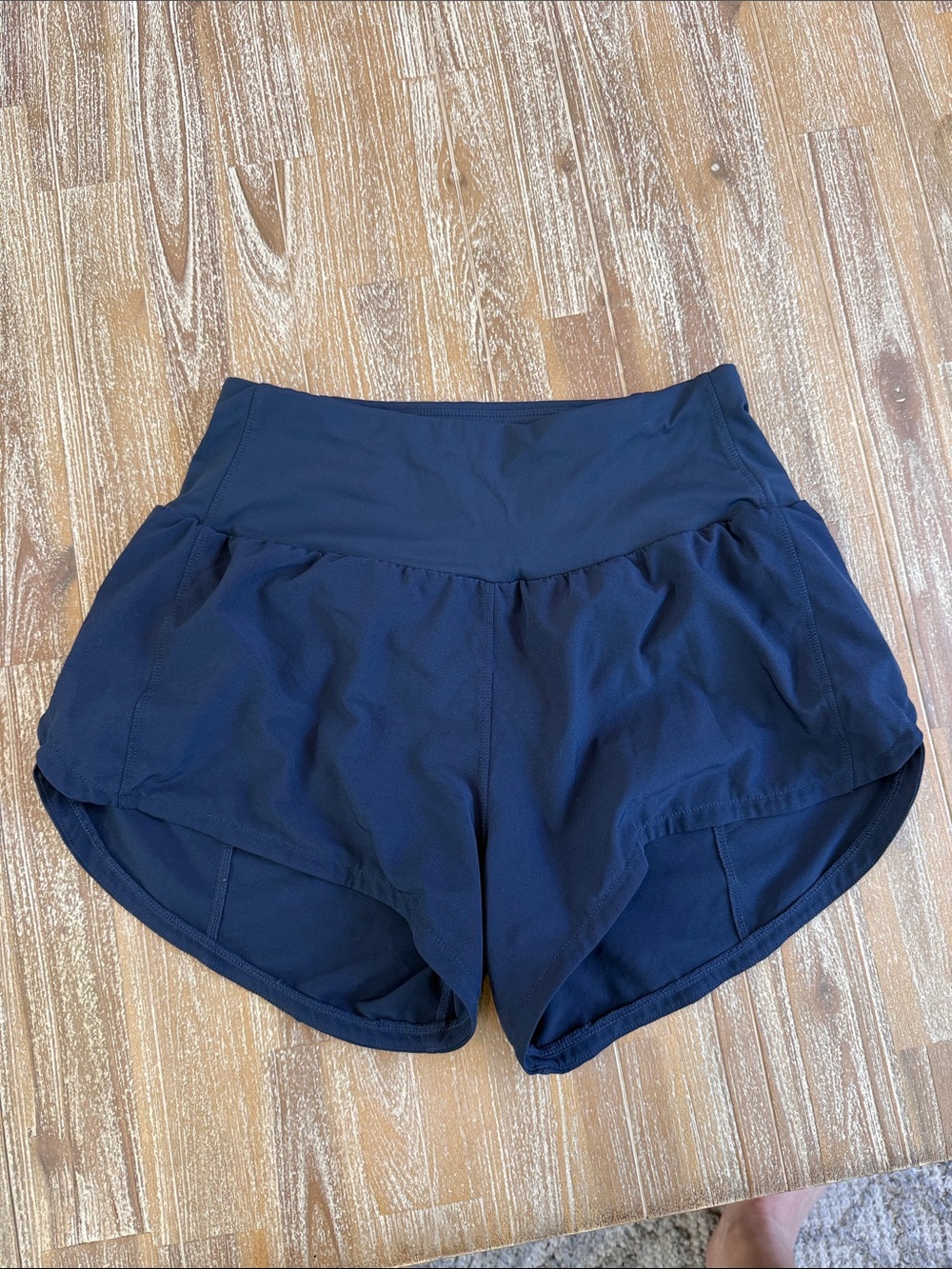 High-Waist Black Women's Athletic Shorts